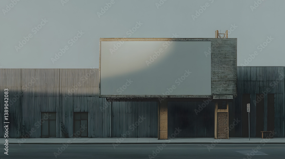 Obraz premium blank billboard mockup
