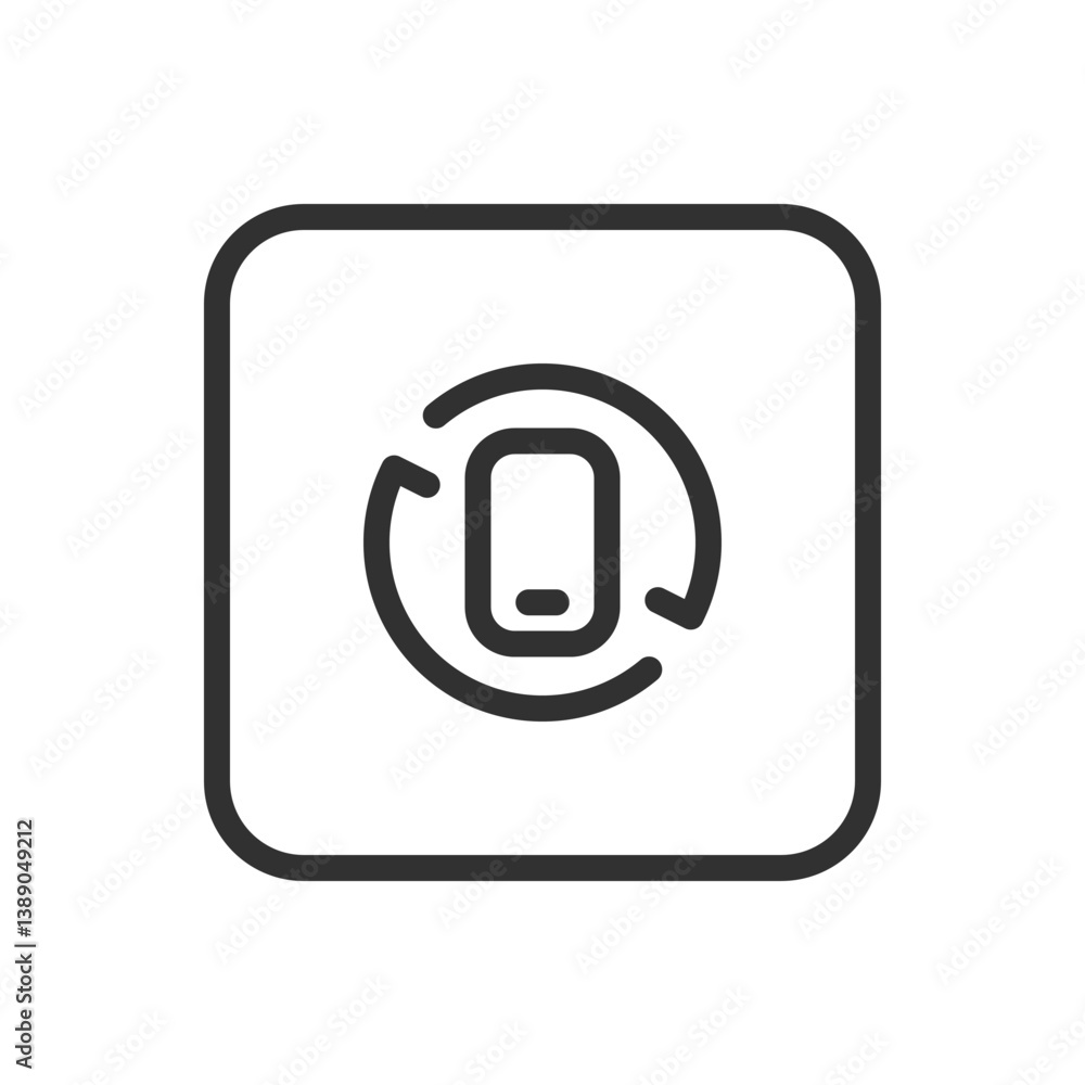 Mobile Devices with Rotate Icons – Screen Rotation and Orientation Change Mobile Devices with Rotate Icons – Screen Rotation and Orientation Change