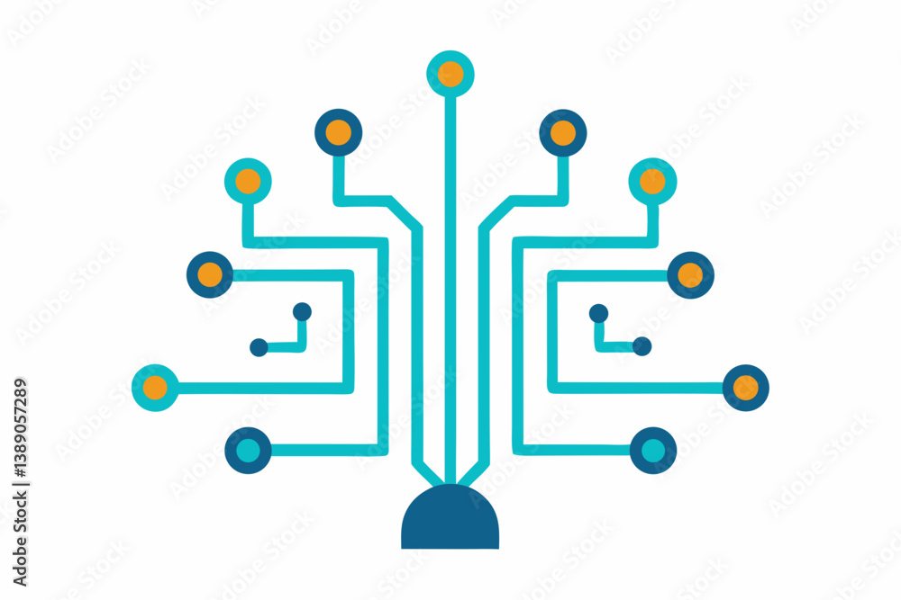 Fototapeta premium social network connection