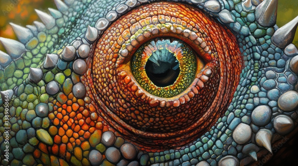 Chameleon Eye: A Close-Up Masterpiece Chameleon Eye: A Close-Up Masterpiece