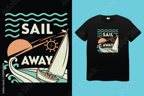 Set of illustrations of colorful pirate ships. AI generative.