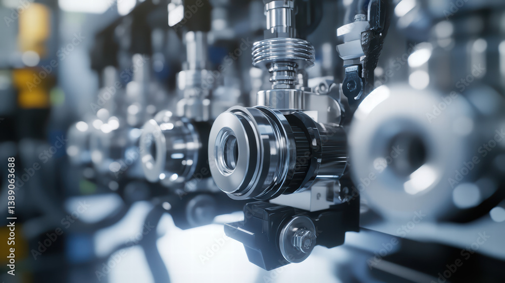 Automotive machinery, metallic precision: A close-up view showcases the intricate details of automotive machinery, highlighting the sleek. Automotive machinery, metallic precision: A close-up view showcases the intricate details of automotive machinery, highlighting the sleek.