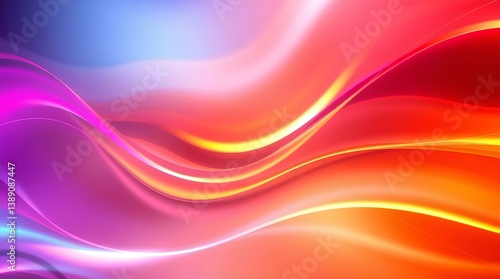 Wallpaper Mural Serene Symphony of Hues: A Captivating Visual Journey Through a Spectrum of Warm and Cool Colors Torontodigital.ca