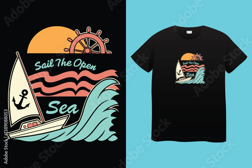I might look like i'm listening to you but in my head I'm sailing T-Shirt, sailing t-shirts, best sailing shirts, t-shirt design, t-shirt .
