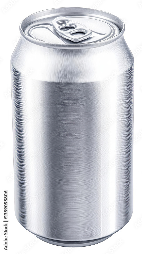 3D Realistic Render Of Shiny Silver Aluminum Can Isolated On Transparent Background 3D Realistic Render Of Shiny Silver Aluminum Can Isolated On Transparent Background