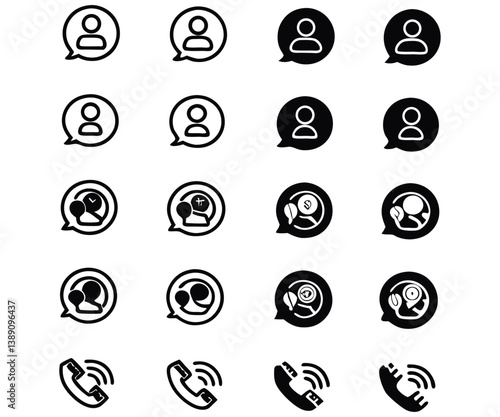 Viber icon set 