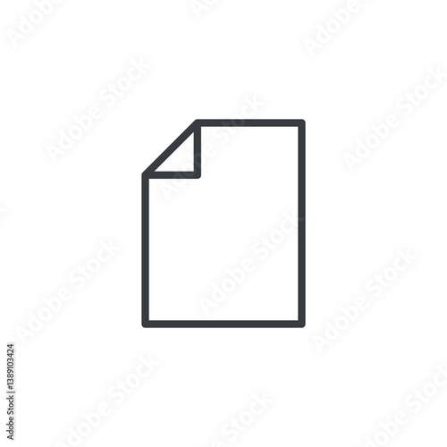 Free Download Document File line icon - GFXLoad