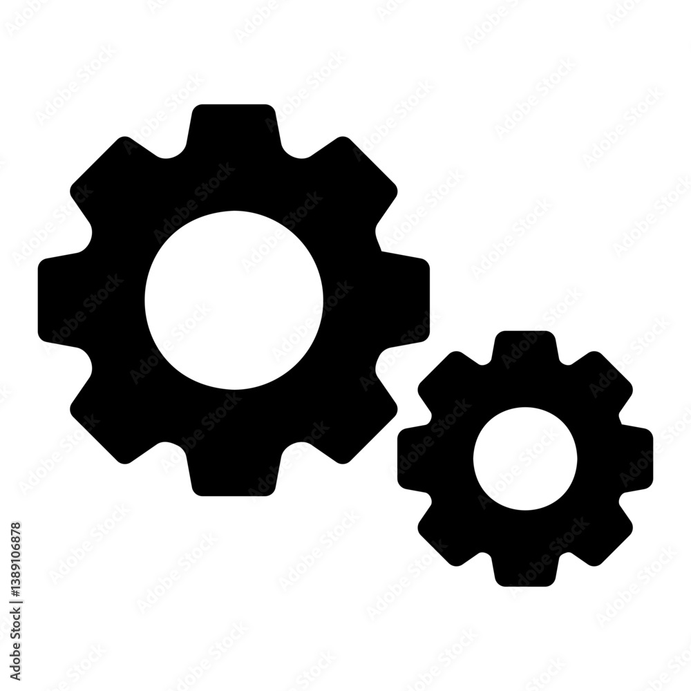 settings Solid icon settings Solid icon