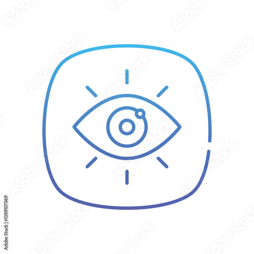 Self Awareness Vector icon