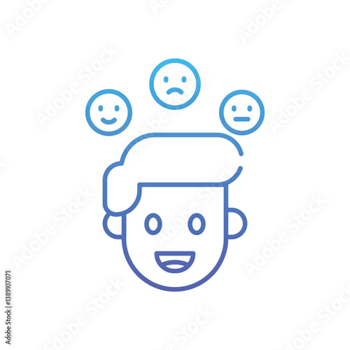 Emotional Intelligence  Vector icon