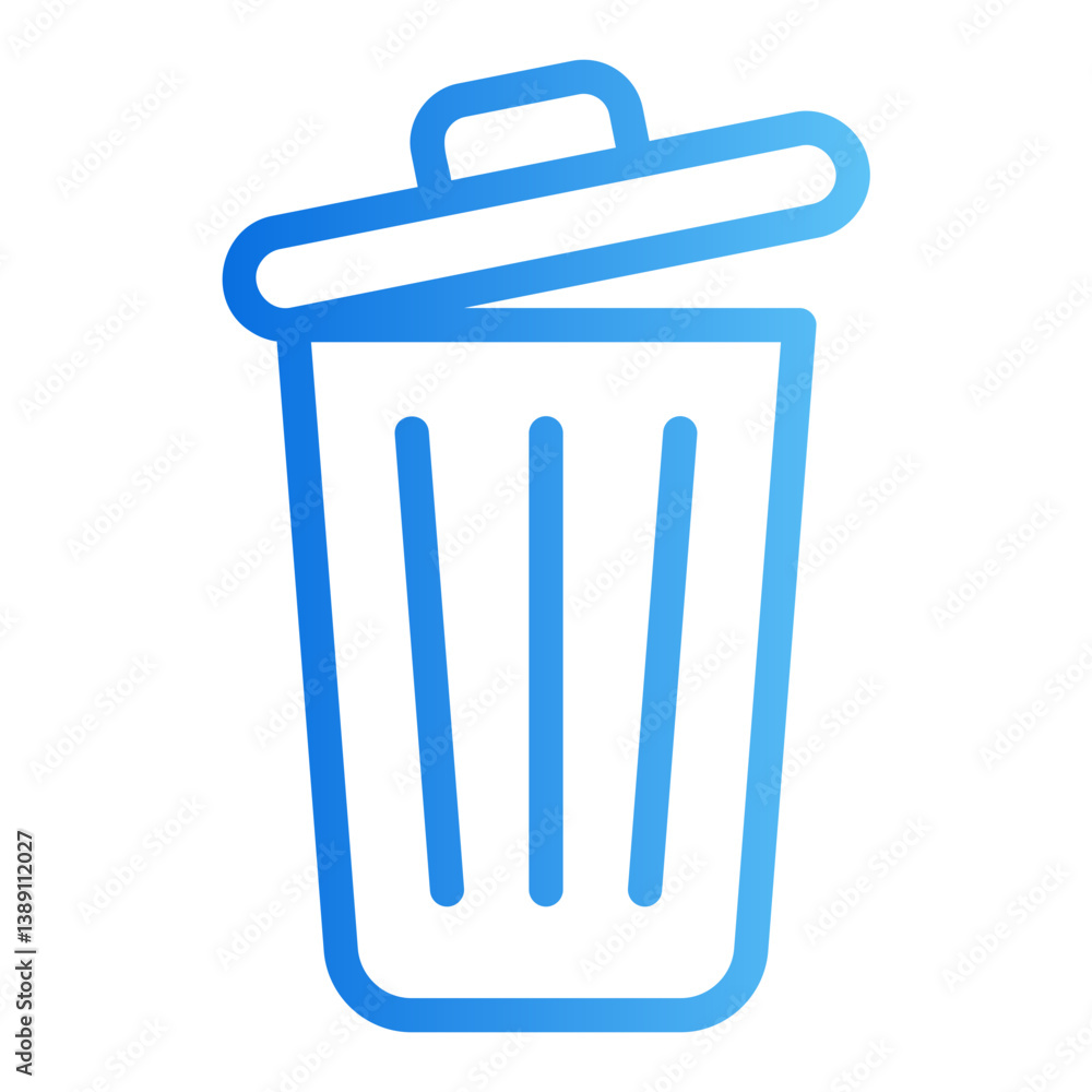 trash Gradient icon trash Gradient icon