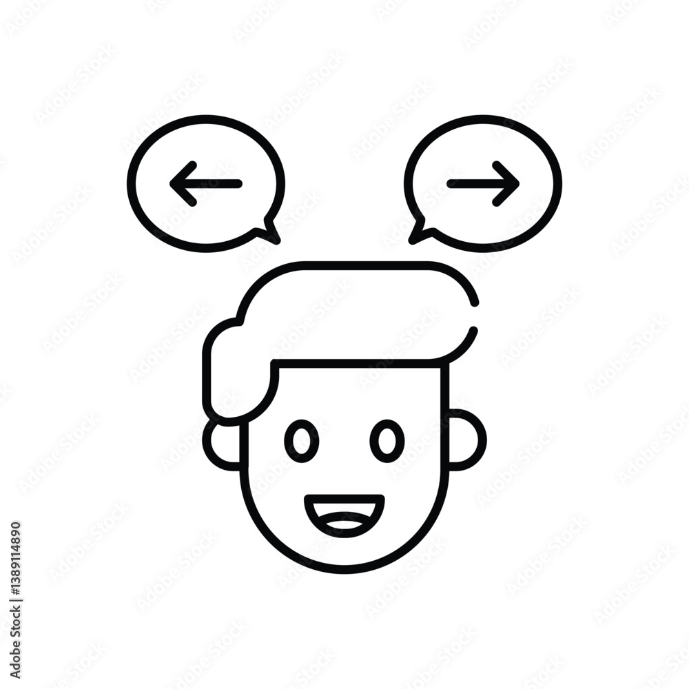 Behavior Vector icon Behavior Vector icon