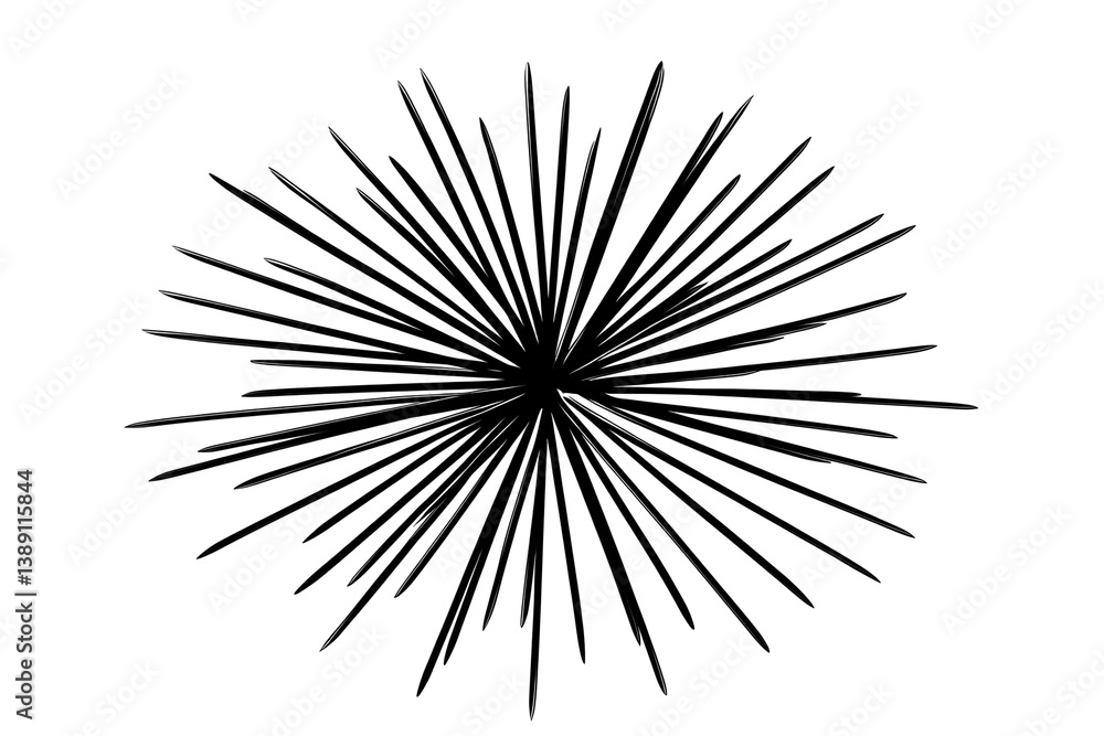Abstract Dot Burst Illustration With White Dots On Black Background Abstract Dot Burst Illustration With White Dots On Black Background
