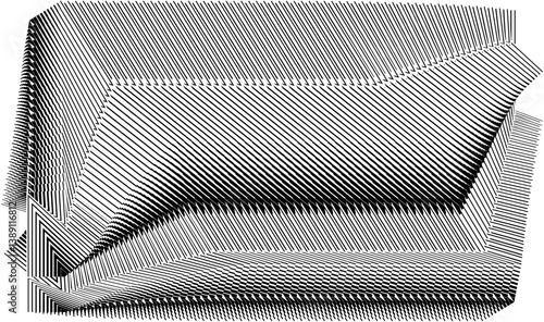 Основные RGB modern halftone lines background, vector texture