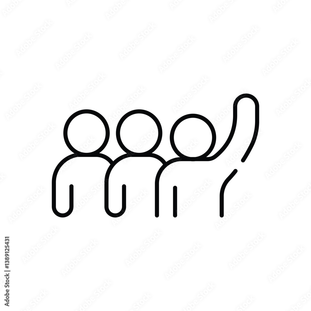 Leadership Vector icon Leadership Vector icon