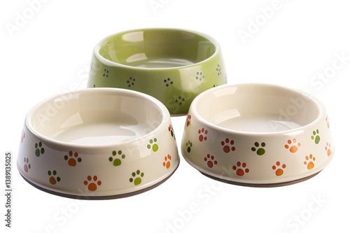 Pet bowls designed for easy feeding