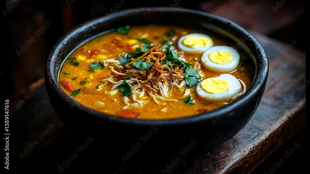 Chicken Curry with Boiled Eggs