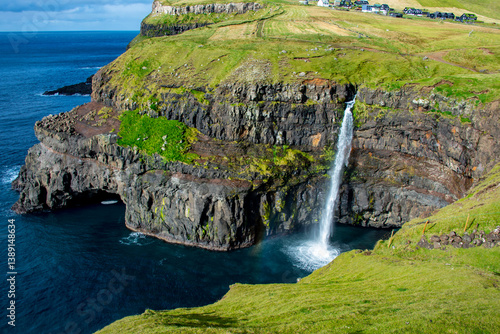 Mulafossur Waterfall - Faroe Islands