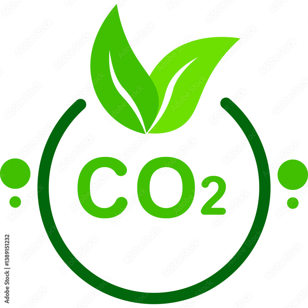 CO2 Circulation Icon CO2 Circulation Icon