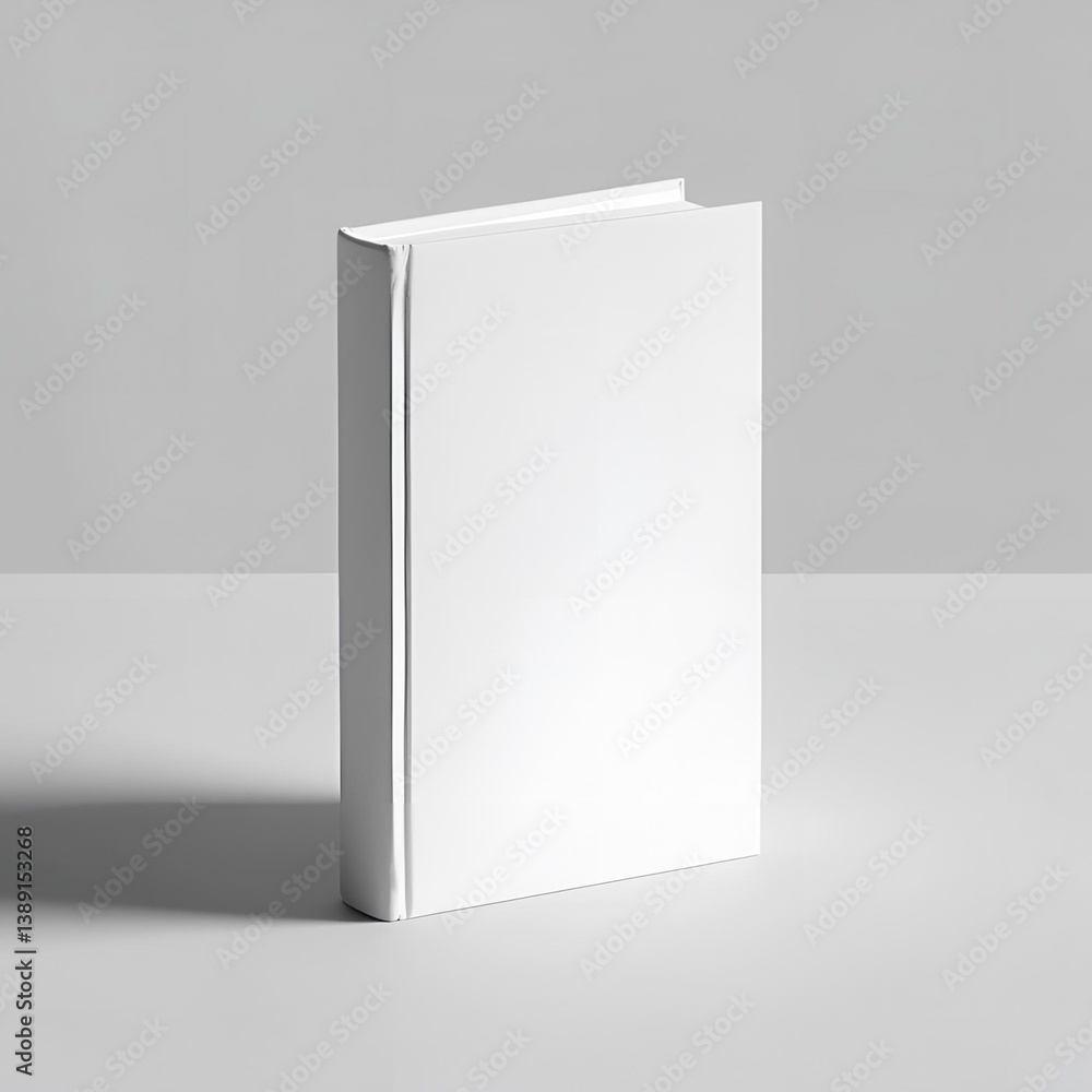 Realistic Hardcover Book Cover Mockup Featuring Customizable Front, Spine, and Background. Realistic Hardcover Book Cover Mockup Featuring Customizable Front, Spine, and Background.