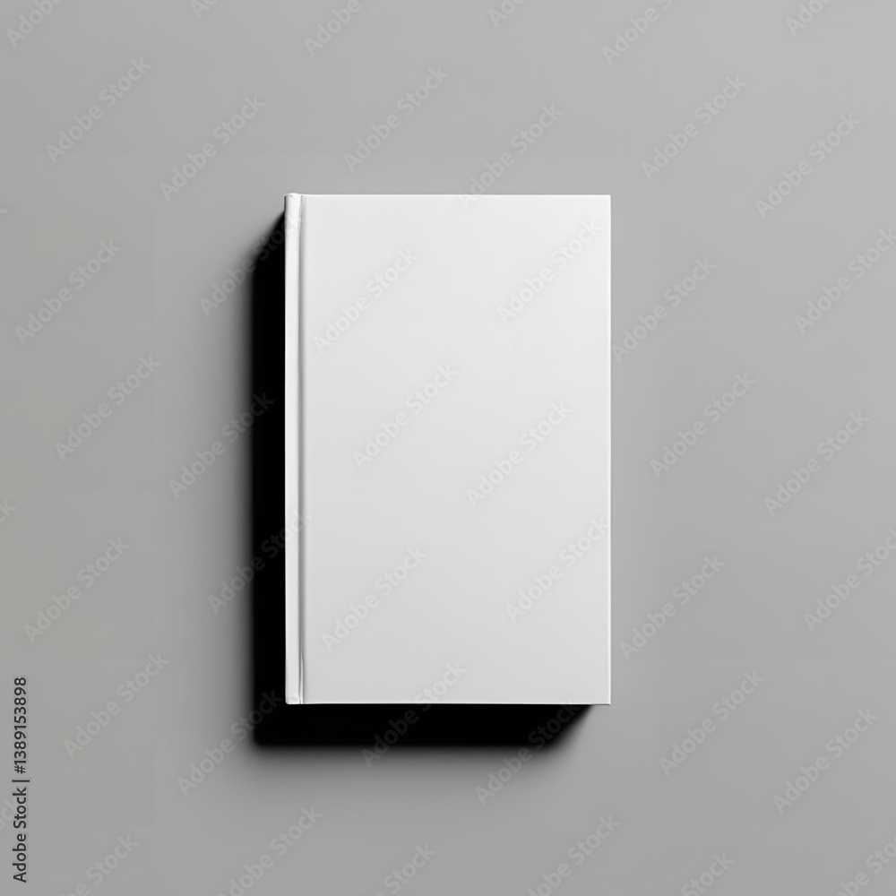 Realistic Hardcover Book Cover Mockup Featuring Customizable Front, Spine, and Background. Realistic Hardcover Book Cover Mockup Featuring Customizable Front, Spine, and Background.