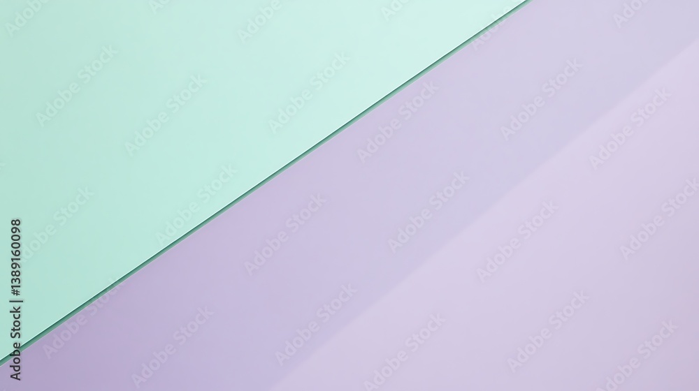 Abstract pastel background with diagonal split.