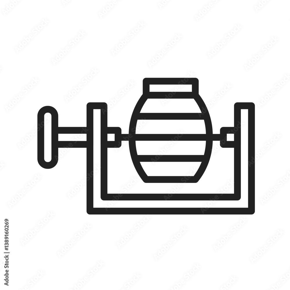 Concrete Mixer icon vector image. Suitable for mobile apps, web apps and print media. Concrete Mixer icon vector image. Suitable for mobile apps, web apps and print media.
