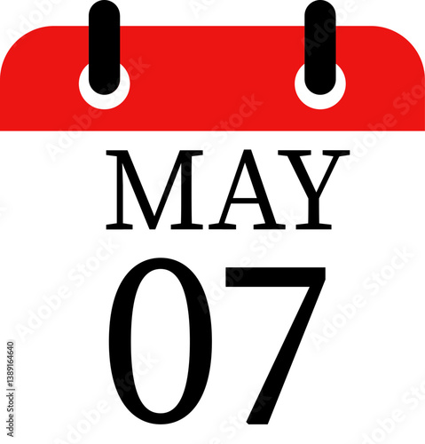 May calendar icon.Calendar Event schedule date. Meeting appointment time. Agenda plan, May month schedule calendar and Time planner.calendar date icon on white background.