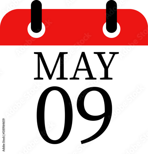 May calendar icon.Calendar Event schedule date. Meeting appointment time. Agenda plan, May month schedule calendar and Time planner.calendar date icon on white background.