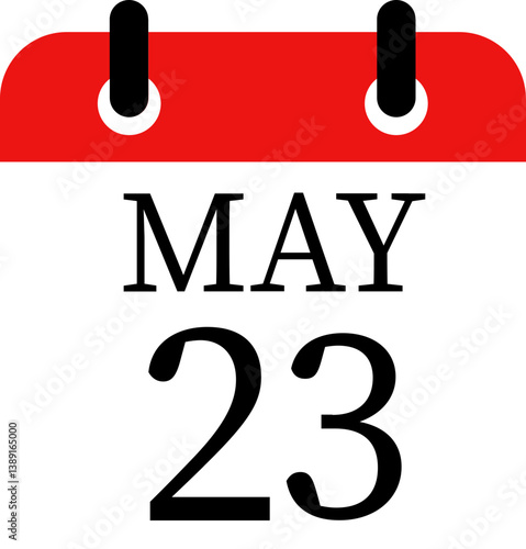 May calendar icon.Calendar Event schedule date. Meeting appointment time. Agenda plan, May month schedule calendar and Time planner.calendar date icon on white background.