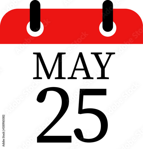 May calendar icon.Calendar Event schedule date. Meeting appointment time. Agenda plan, May month schedule calendar and Time planner.calendar date icon on white background.
