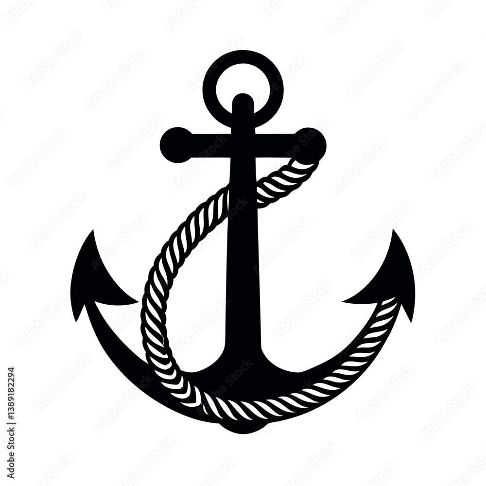 anchor icon vector illustration anchor icon vector illustration