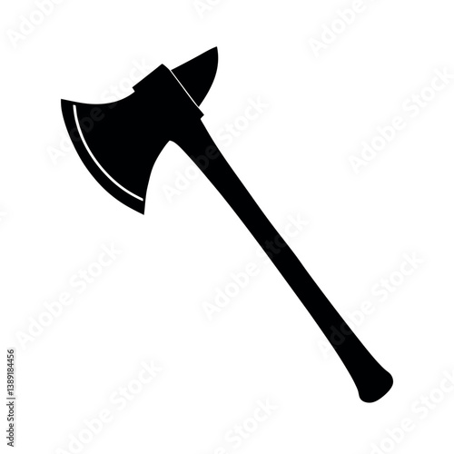 axe isolated on white background