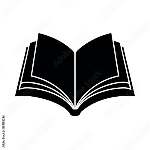 open book vector illustration