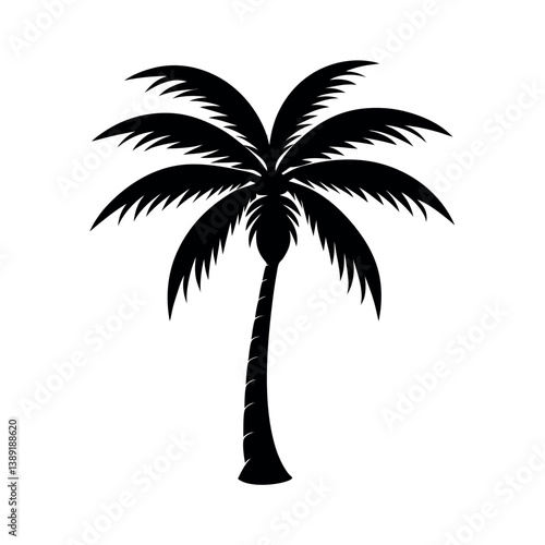palm trees silhouettes