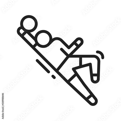 Goalkeeper icon vector image. Suitable for mobile apps, web apps and print media.