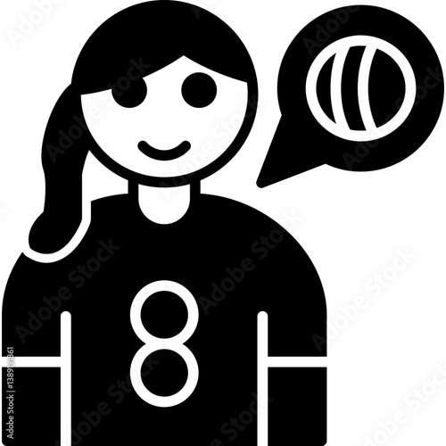 Woman Player Icon