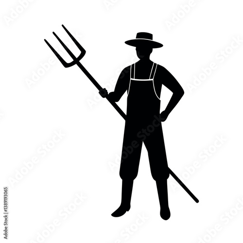 man with shovel