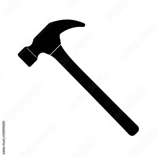 hammer on white background