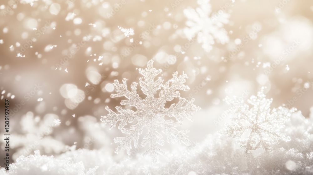Delicate snowflakes descending in winter, capturing the essence of a serene holiday moment.
Delicate snowflakes descending in winter, capturing the essence of a serene holiday moment.