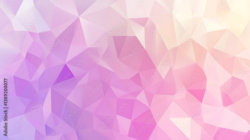 Abstract pastel pink and purple low poly geometric background. Abstract pastel pink and purple low poly geometric background.