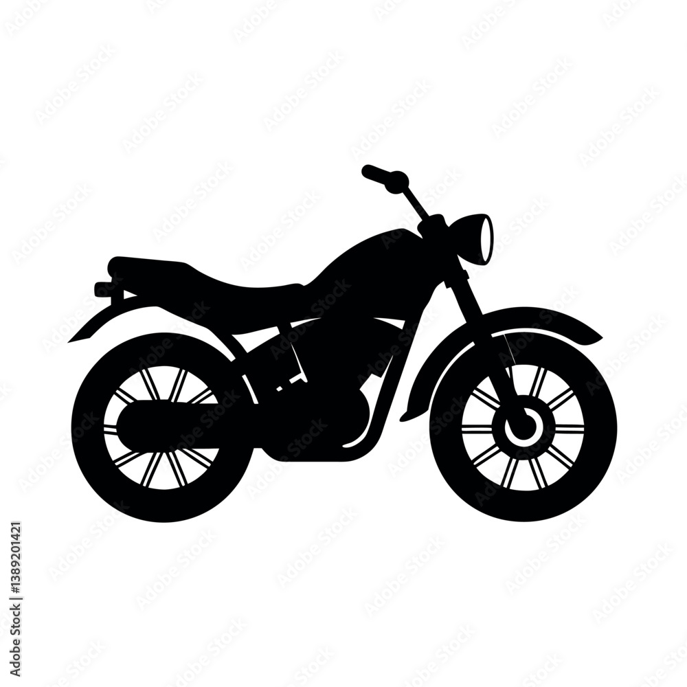 Fototapeta premium motorcycle isolated on white background