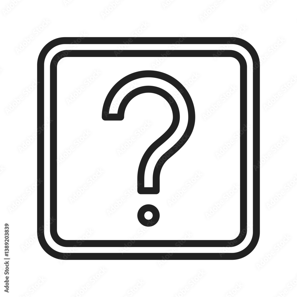 Question Mark icon vector image. Suitable for mobile apps, web apps and print media. Question Mark icon vector image. Suitable for mobile apps, web apps and print media.