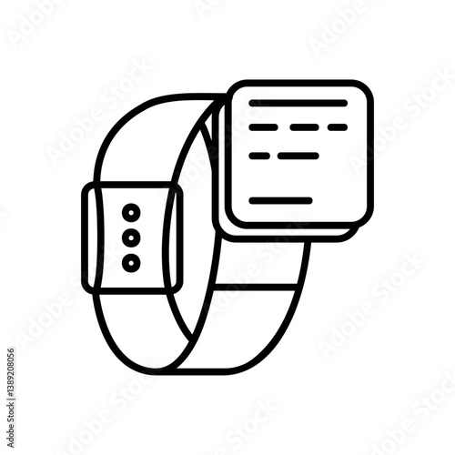 Wristband with Floating UI Projection