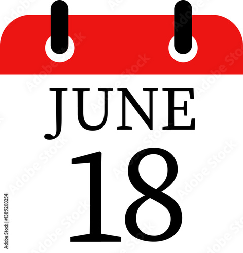 June calendar icon.Calendar Event schedule date. Meeting appointment time. Agenda plan, May month schedule calendar and Time planner.calendar date icon on white background.