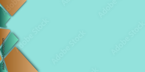 Abstract green background with blank space for text or message design