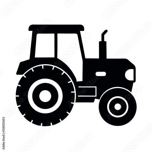 tractor isolated on white background