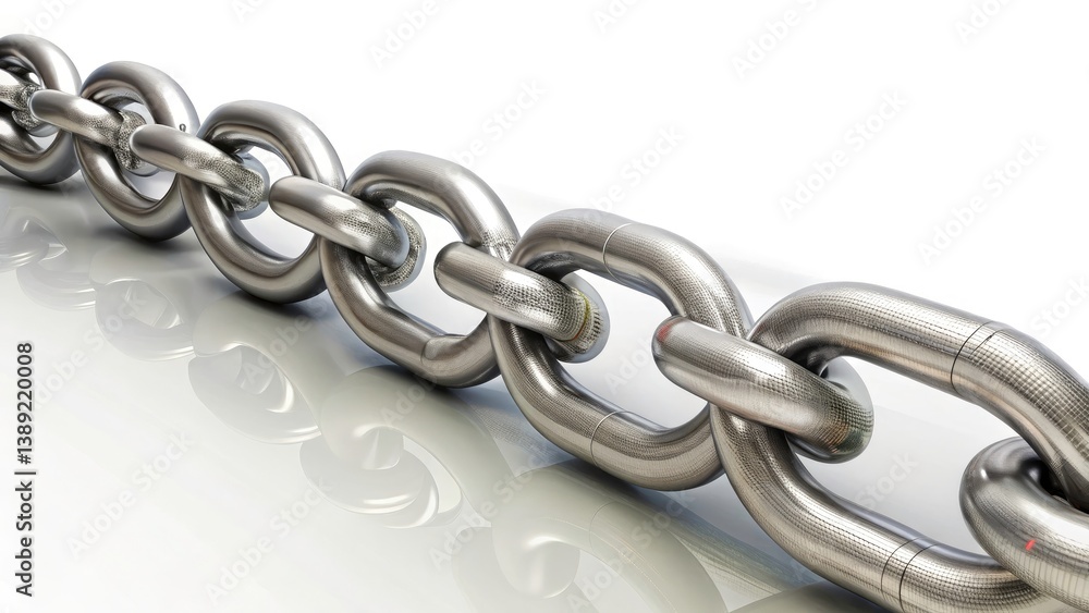 Diagonal Blockchain Chain Stock Market, Gray Closeup Panoramic Cryptocurrency Technology Image