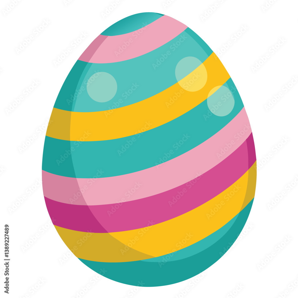 easter egg on white background easter egg on white background