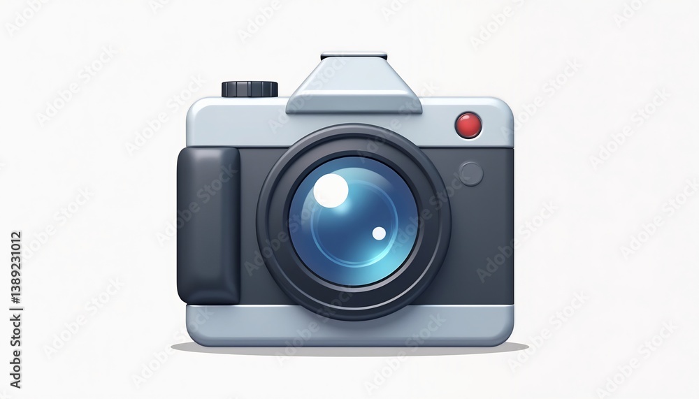 Stylized Digital Camera Icon Illustration For Photography And Design Applications Stylized Digital Camera Icon Illustration For Photography And Design Applications